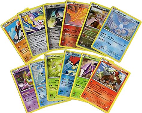 Legendary & Mythical Pokemon 12 Cards Lot - Includes Rares & Holos ...