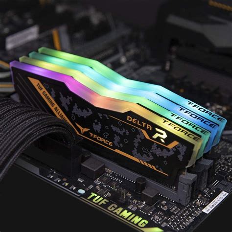 TEAMGROUP T-FORCE DELTA TUF RGB DDR4 32GB (2X16GB) 3200MHZ - | Supreme IT Mall| Supreme IT Mall