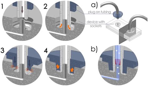 (1)–(4) Schematic illustration of the interference fit mechanism. First... | Download Scientific ...