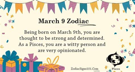 March 9 Zodiac Is Pisces, Birthdays And Horoscope - ZodiacSigns101