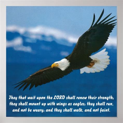 Those Who Wait On The Lord Poster | Zazzle.com