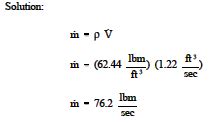 Mass Flow Rate Fluids Flow Equation