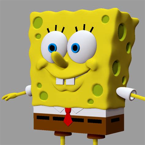 3D model Spongebob Squarepants VR / AR / low-poly | CGTrader