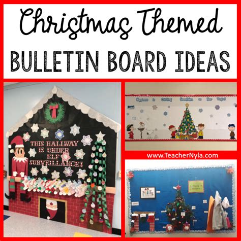 20 creative christmas decoration bulletin board ideas for your ...