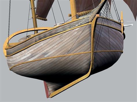 Sloop Spray of Joshua Slocum 3D model | CGTrader