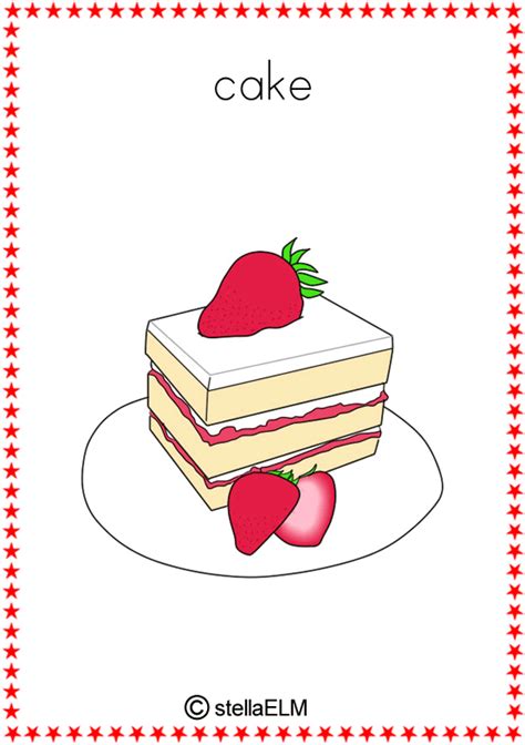 Cake Flashcard