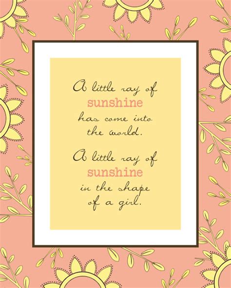 Coco & Ella Designs: New Print - Little Ray of Sunshine