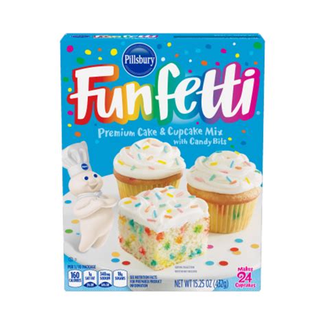 Pillsbury Funfetti Premium Cake and Cupcake Mix, 15.25 oz - Ralphs