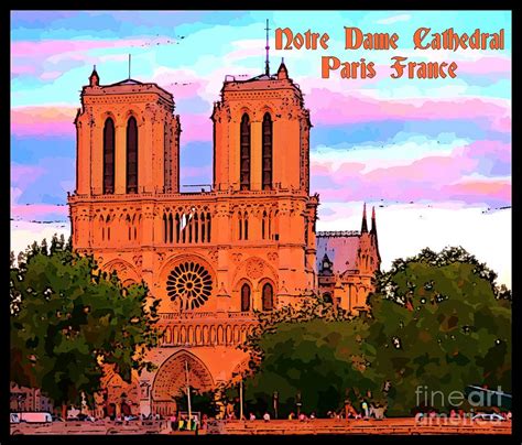 Notre Dame Cathedral Poster - luisalvesthomaz