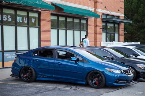 Blue 9th Gen Honda Civic Si Sedan - BenLevy.com