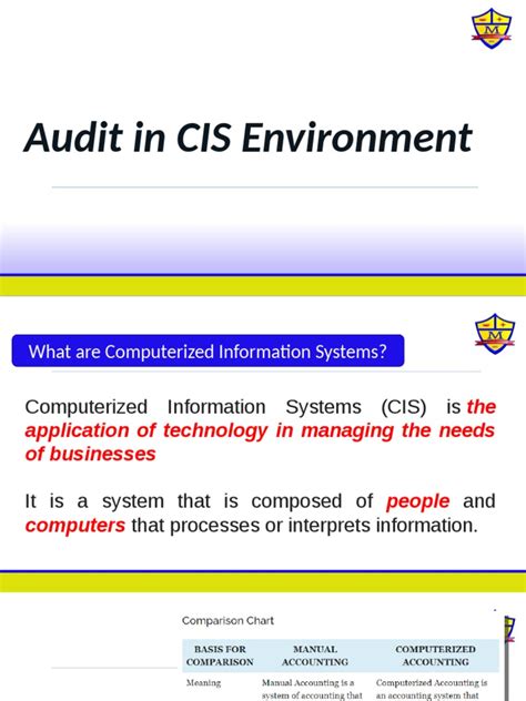 Chapter 7 Characteristics of CIS Environment | PDF | Internal Control ...