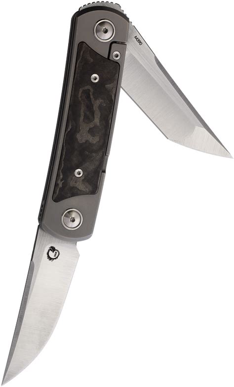 Yan Knives EMW Framelock Fat CF (3") for Sale $377.00