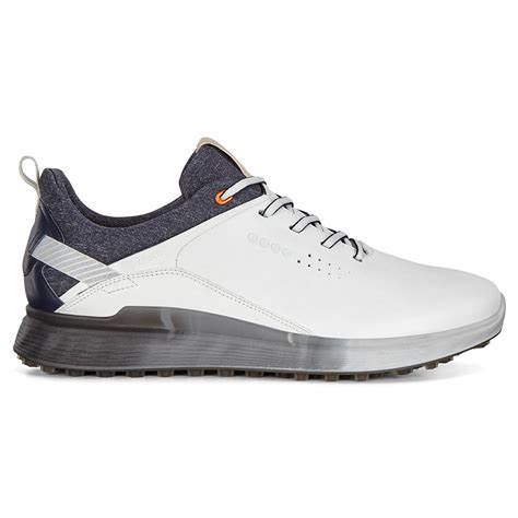 Ecco Mens 2021 M Golf S-Three Spikeless Waterproof Fluidform Leather Golf Shoes | eBay