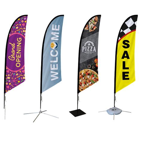 Customized Advertising Feather Flags, Outdoor Events Promotional ...