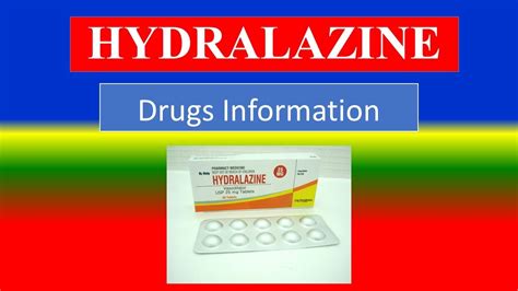 HYDRALAZINE - Generic Name , Brand Names, How to use, Precautions, Side Effects - YouTube