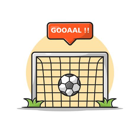 Cartoon Football Goal