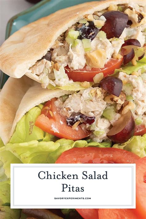 BEST Chicken Salad Pitas Recipe- Upgrade Your Chicken Salad Sandwich