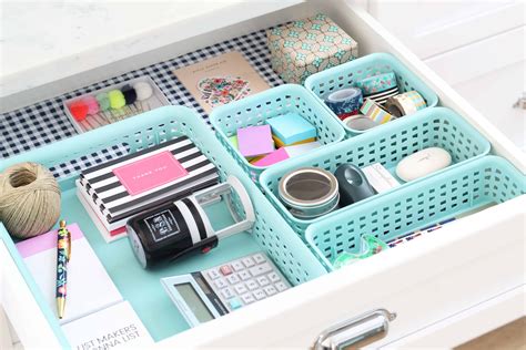 Inspiration For A Perfectly Organized Junk Drawer - A Nod to Navy