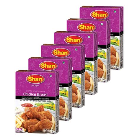 Amazon.com : Shan Chicken Broast Recipe and Seasoning Mix 4.40 oz (125g) - Spice Powder for ...