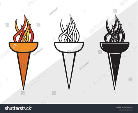 Burning Torch Clipart