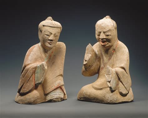 Pair of Seated Figures Playing Liubo | China | Han dynasty (206 B.C.–A.D. 220) | The ...