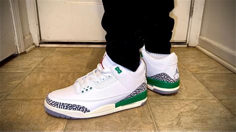 Air Jordan 3 “LUCKY GREEN” 🍀 Review +OnFeet - YouTube