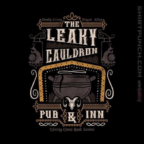 The Leaky Cauldron | Leaky cauldron, Cauldron, Shirtpunch