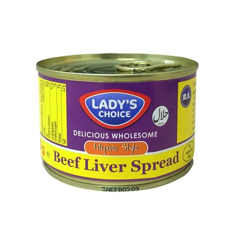 Lady's Choice Filipino Style Liver Spread 165g (HALAL) - Grocery from ...