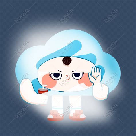 Free Weather Cartoon Cloud Baby Foggy Day PNG Image Free Download PNG ...