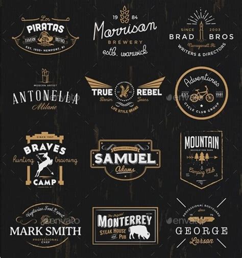 40+ Best Vintage Logo Templates & Designs 2020 - Templatefor