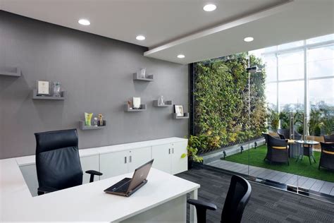 Small Modern Office Design cabin Office Space Decor, Modern Office Space, Small Space Office ...