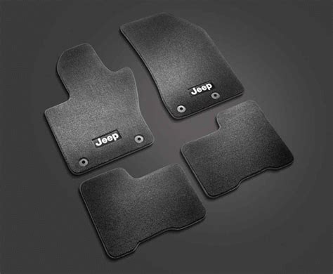 2018-2021 Jeep Renegade Floor Mats, Carpet, Jeep Logo, Black 82215974AA ...