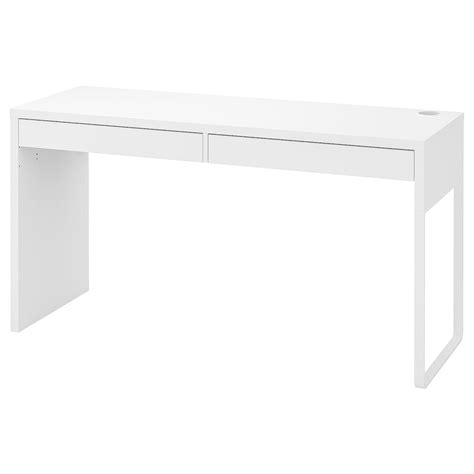 MICKE desk, white, 142x50 cm (557/8x195/8") - IKEA CA