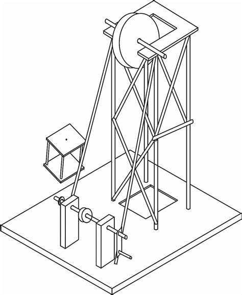 MC Project Kits - Mine shaft headgear, Hydraulic crane...