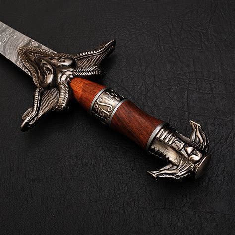 Damascus Collectible Sword // 9253 - Black Forge - Touch of Modern