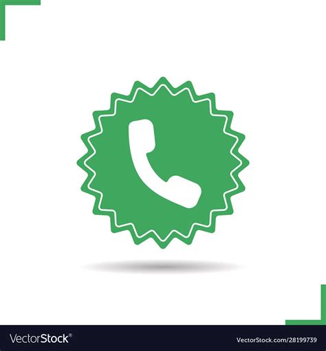 Call us now sticker Royalty Free Vector Image - VectorStock