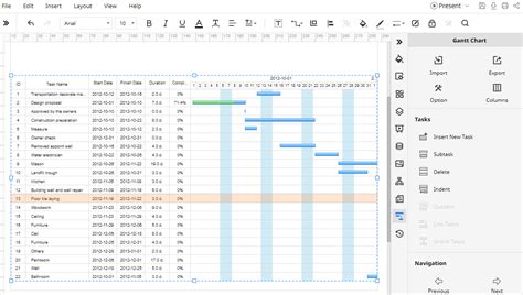 How to Create a Gantt Chart in Word | EdrawMax Online