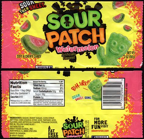 Kraft Foods - Sour Patch Watermelon - candy package - 2012… | Flickr