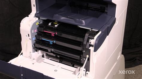 Xerox® WorkCentre® 6605 Printer Replacing the Toner Cartridges - YouTube