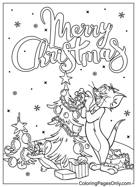 Tom Jerry Coloring Page Christmas Coloring Pages And - vrogue.co