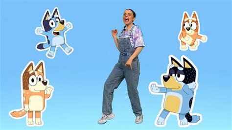 Play the Bluey party freeze game. Dance with Cbeebies Evie! - CBeebies ...