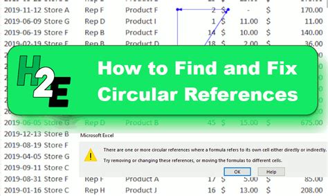 How to Find Circular References in Excel - HowtoExcel.net