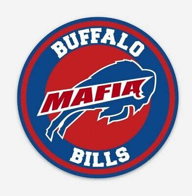 Buffalo Bills MAFIA Premium MAGNET - NFL Fans of The Buffalo Bills NY for Cars | eBay