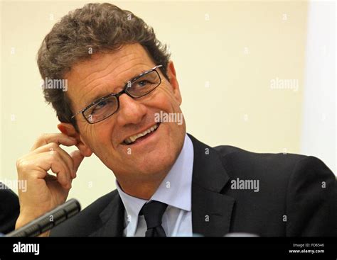 England manager Fabio Capello gives an interview after the FIFA 2010 ...