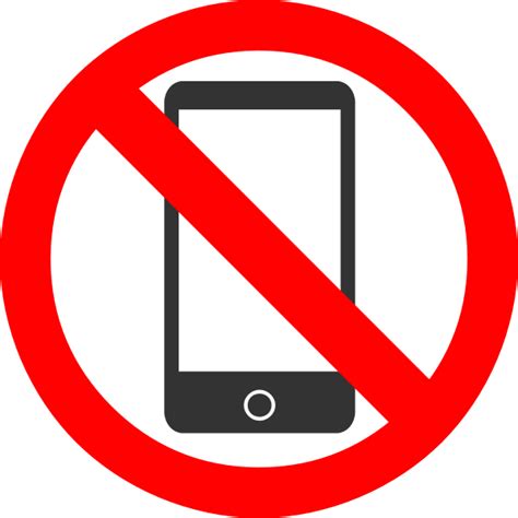 No mobile phones allowed | Free SVG