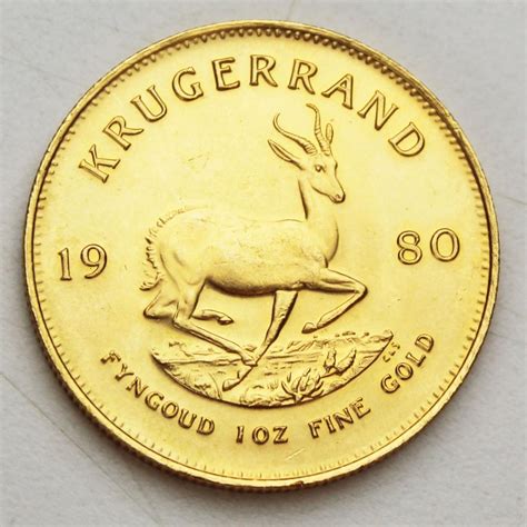 Lot - 1980 South African Krugerrand gold coin