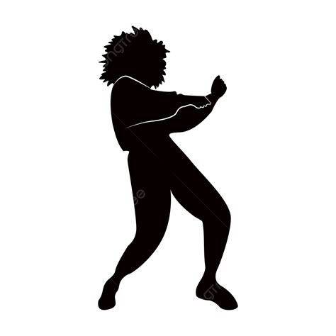 Dance Pose Silhouette, Black Shadow, Dance Theme, Silhouette PNG and Vector with Transparent ...