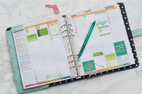 Plan With Me: Erin Condren Life Planner Hourly Layout » Sunny Sweet Days