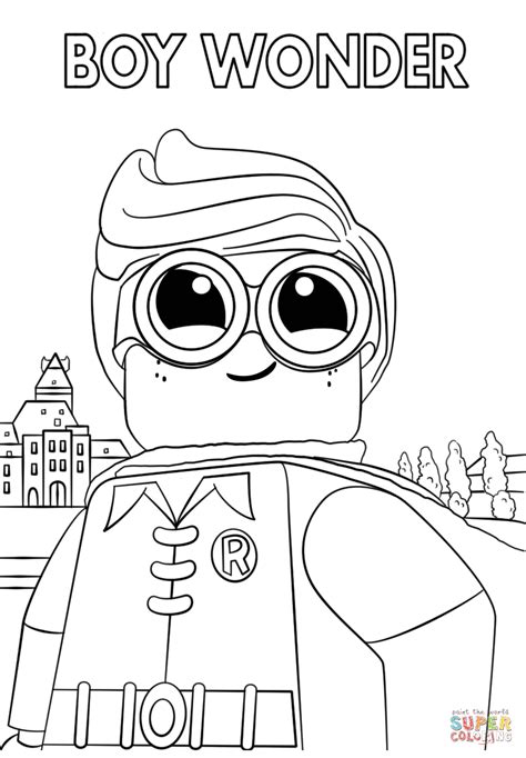 Lego Boy Wonder coloring page | Free Printable Coloring Pages