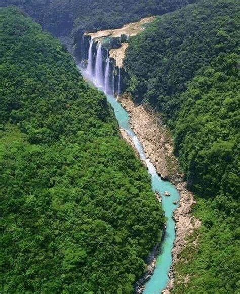 Qué impresionante la cascada de Tamul en San Luis Potosí 🚣‍♂️💦 ? in 2020 | Wonders of the world ...